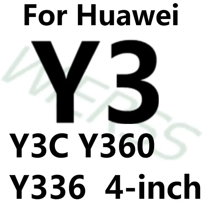 For Huawei Y3 Защитная пленка из закаленного стекла для huawei Ascend G6 G7 G9 P9 lite P6 P7 P8 Lite mini/Y550 Y600 Y625 Y635/Y3 Y5 Y6 pro II - Цвет: For Huawei Y3