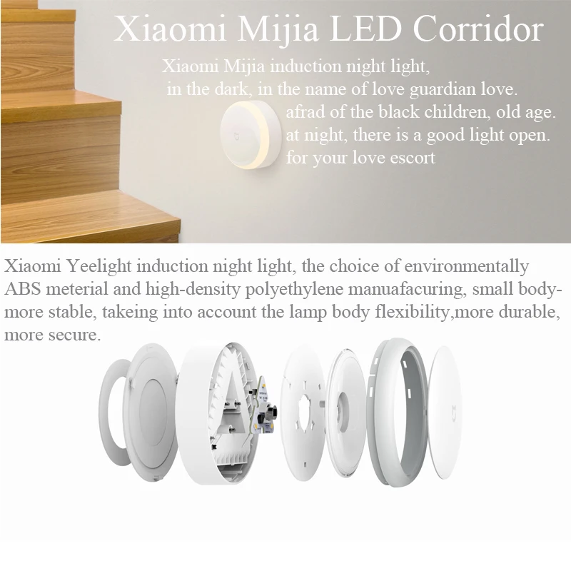Сенсорный светильник Xiaomi Mijia Smart Body Motion sensor коридор инфракрасный Ночной светильник с дистанционным управлением автоматический светильник для дома