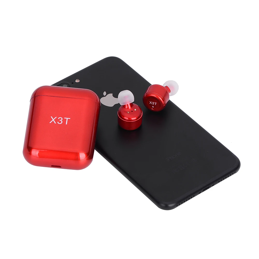 X3T Беспроводная гарнитура Bluetooth 4 2 tws с зарядной подставкой bluetooth спортивные
