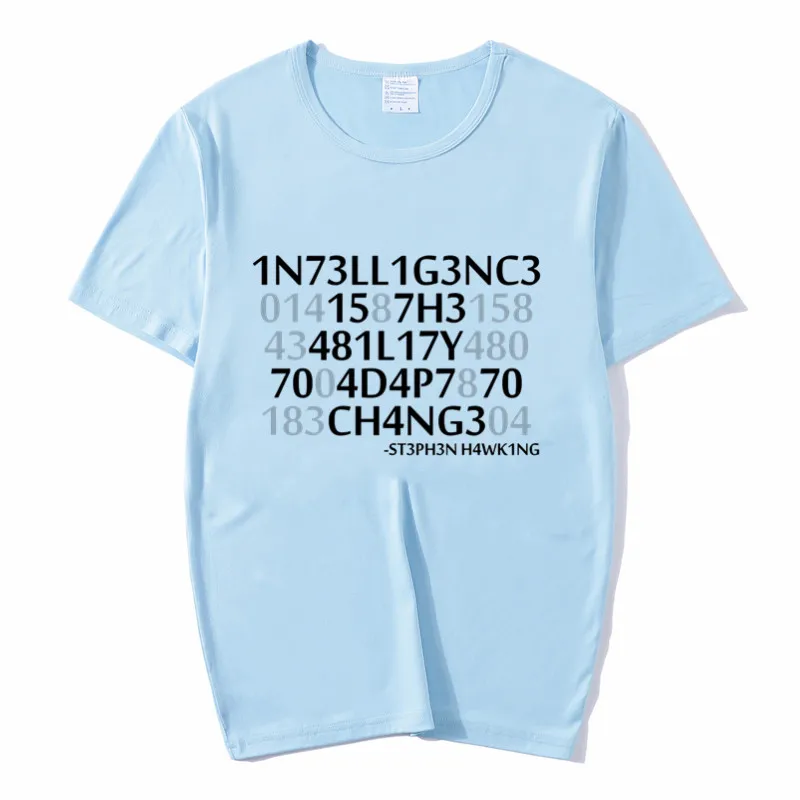 Мужская футболка со Стивеном хокингом формальные цитаты смешная с