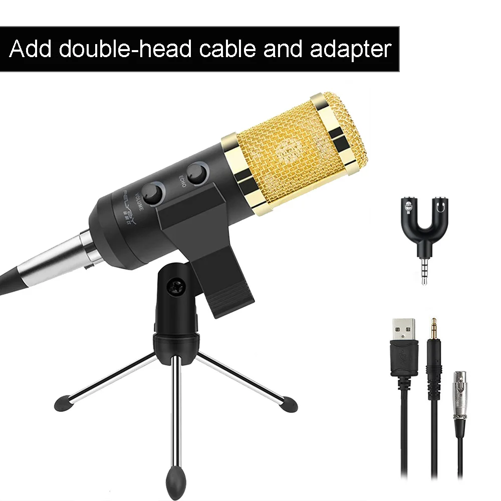 FELYBY Bm 900 USB конденсаторный микрофон профессиональный караоке Студийный микрофон для компьютера/ноутбука/ПК записи и вещания - Цвет: Style 4