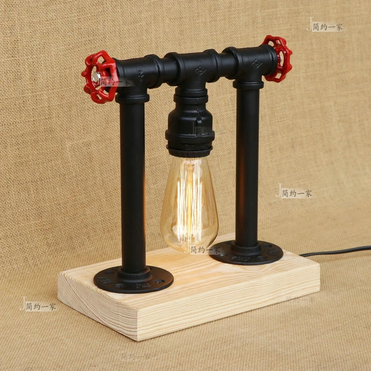 Американский Ретро промышленный ветер характер спальня кровать идея западные