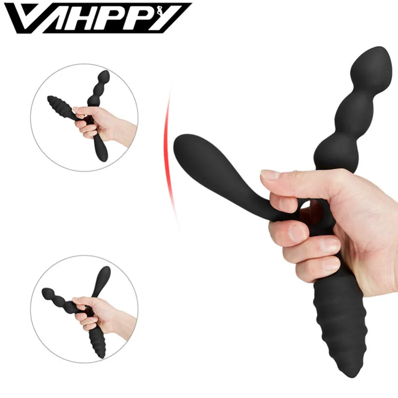 Новые Силиконовые анальные пробки для точки G секс-игрушки взрослых товары
