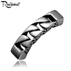 Шармы-соединители из нержавеющей стали RUIMO 316L, дизайнерский соединитель для кожаного браслета с веревкой, аксессуары для изготовления ювелирных изделий своими руками