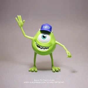 disney monsters university mike wazowski mr q 10cm action figure anime mini decoration pvc collection figurine toy model gift free global shipping