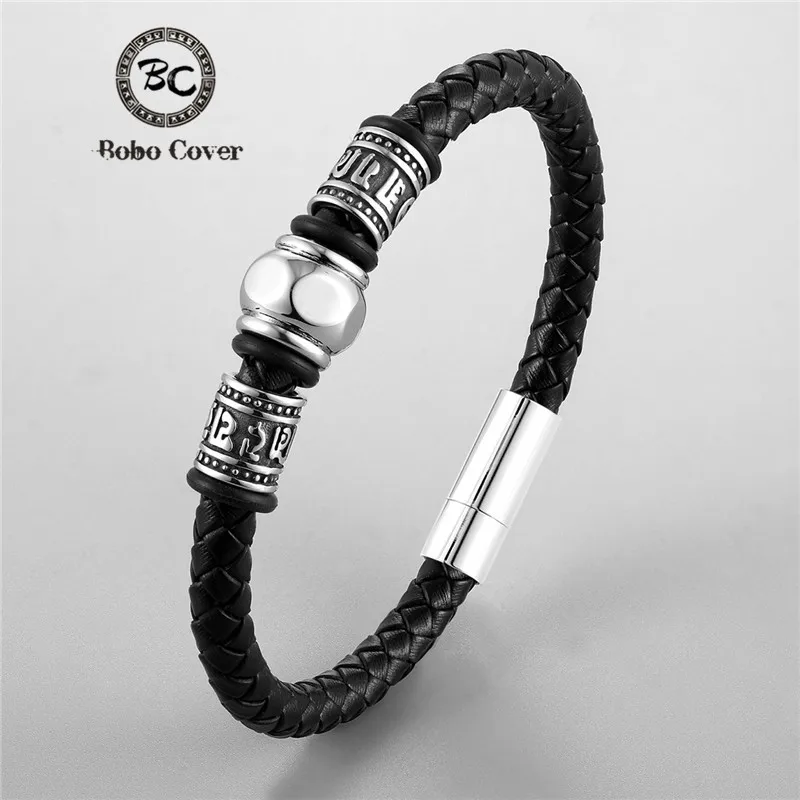 Винтажный Тибетский буддистский браслет из натуральной кожи мужские и женские