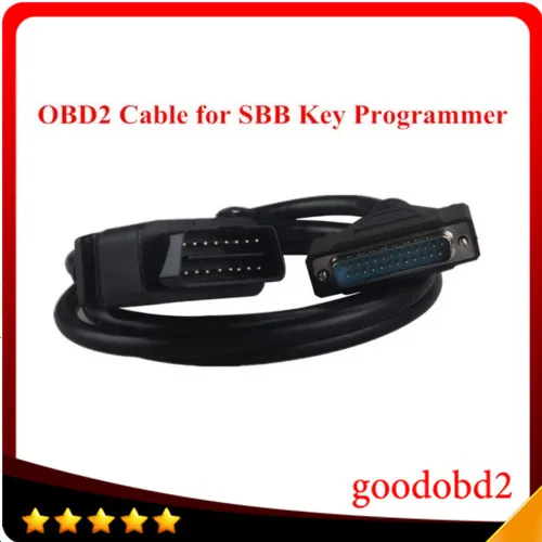 Автомобильный OBD OBD2 16-контактный кабель для программатора ключей SBB V33 разъем OBD2 16-контактный кабель obdii Sbb основной кабель для тестирования