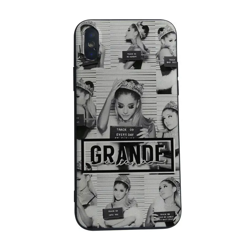 Мягкий резиновый чехол для телефона MaiYaCa Cat Ar Ariana Grande из ТПУ iphone 6s X 8 8plus 7 7plus 6plus 5S SE
