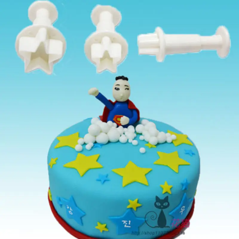 Новые 3 шт/комплект мини звезда для выпечки тортов с помадной начинкой