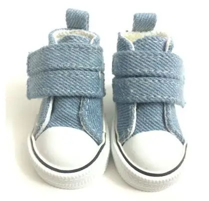 denim blue BEIOUFENG парусиновые кроссовки обувь для Paola Reina куклы аксессуары, 1/4 обувь для кукол BJD спортивная обувь для Corolle, мини кукольные сапоги - Цвет: denim blue