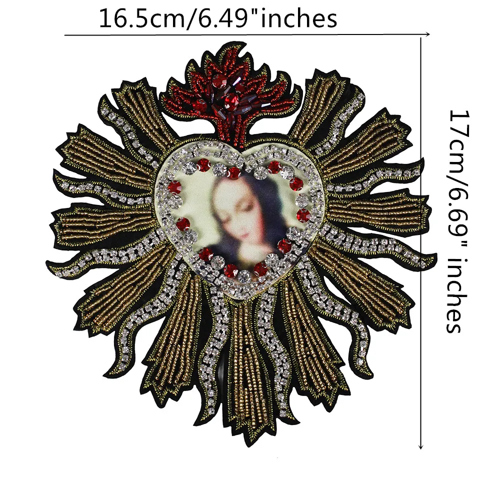 10 шт. аппликация для одежды украшенная бисером|applique clothes|patches appliquesrhinestone patch |