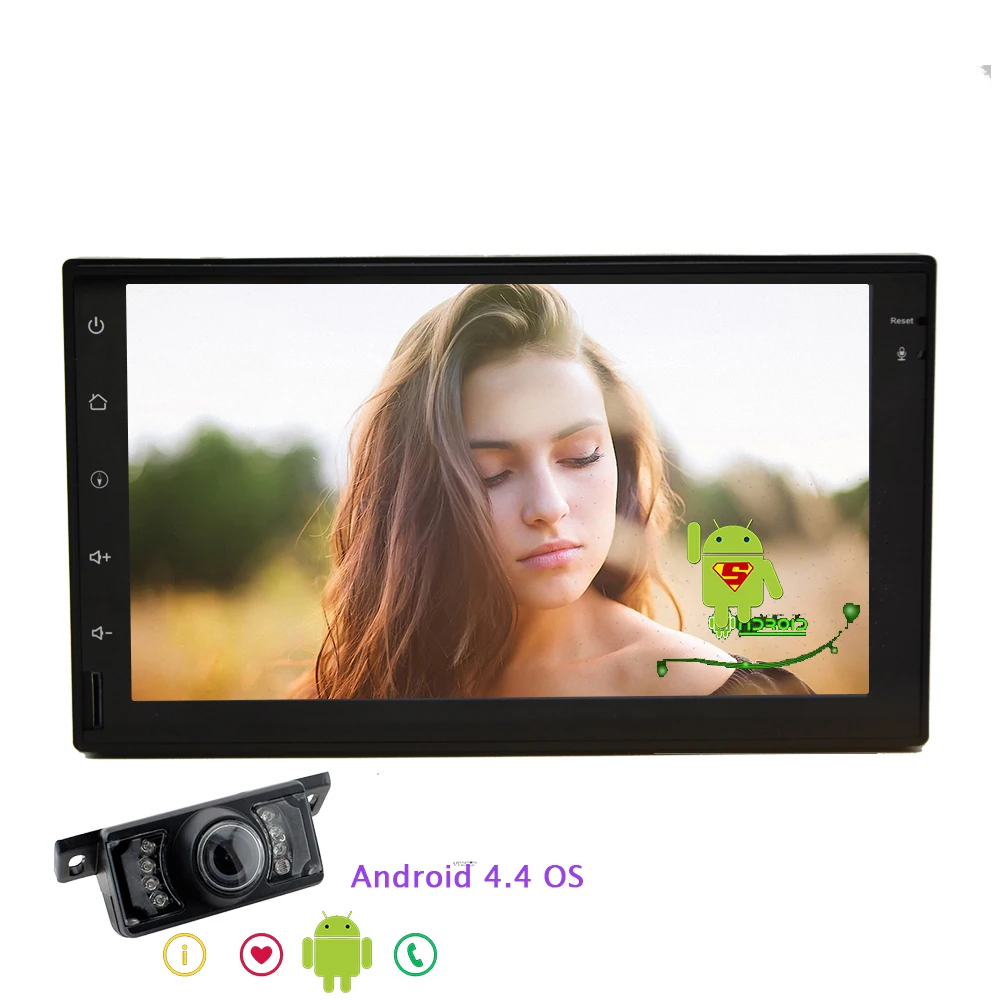 Емкостный No-DVD GPS Стерео Навигации Головного Устройства Wi-Fi OBD2 Аудио PC Player 4-CORE Android