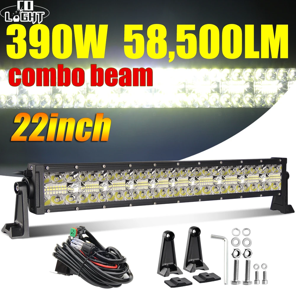 CO LIGHT 22 дюйма 32 42 4x4 Светодиодная панель 3 ряда точечный прожектор светильник