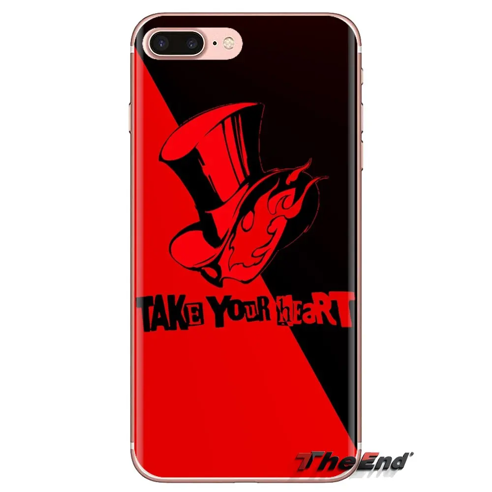 Persona 5 Soft Transparent Shell Covers For Xiaomi Mi4 Mi5 Mi5S Mi6 Mi A1 A2 5X 6X 8 9 Lite SE Pro Max Mix 2 3 2S |