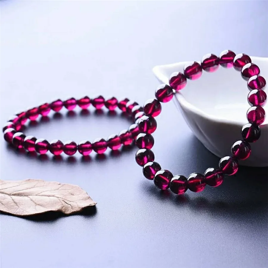 Прямая поставка женский браслет с натуральным гранатом|bracelet genuine|bracelet braceletbracelet