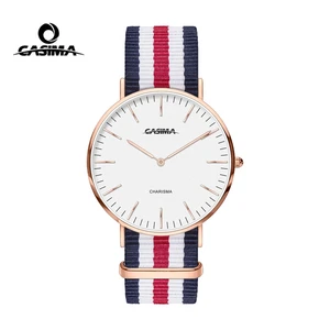 Роскошные Брендовые Часы CASIMA для мужчин и женщин, модные повседневные Простые ультратонкие кварцевые наручные часы для влюбленных пар, женские часы