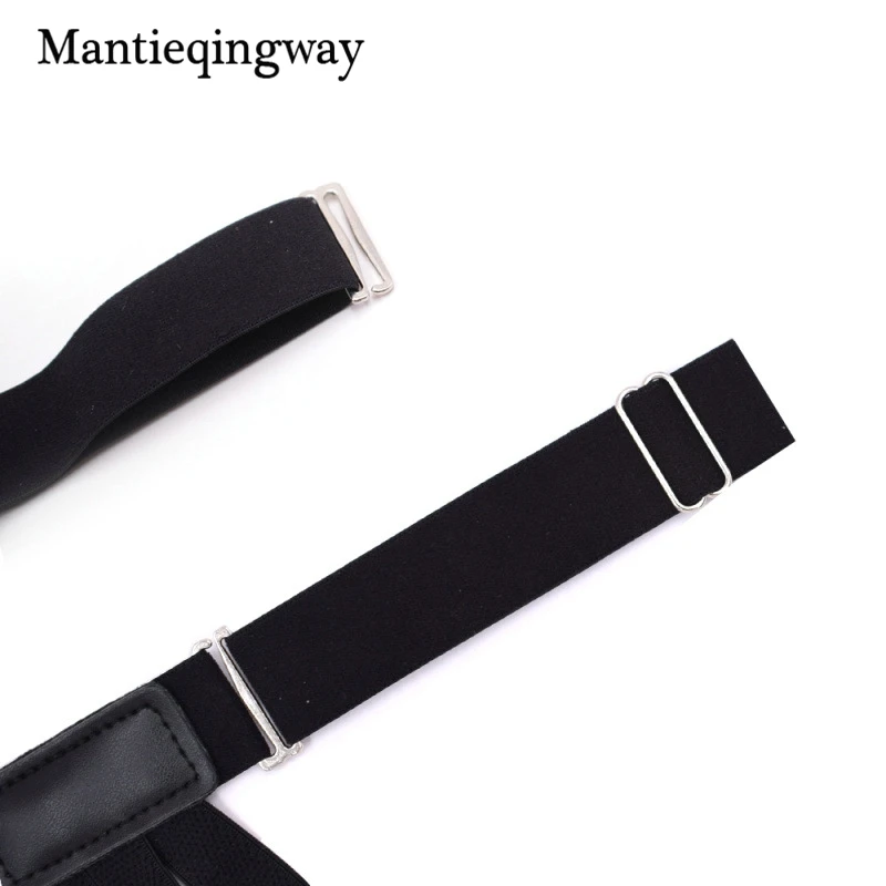 Mantieqingway мужские Регулируемые рубашки держатели жгут бондаж из ремней ремень Мода
