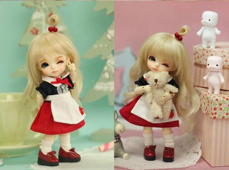 Бесплатная доставка шарнирная кукла 1/8 BJD/SD Милая Красивая желтая луна из смолы