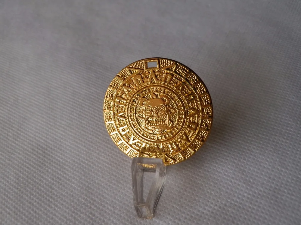 Aztec игрушка Золотое сокровище пират монета золотой плакированный 10 шт./лот | Дом и