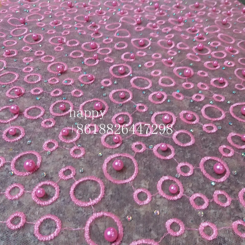 Новый дизайн металлические камни жемчуг Тяжелая вышивка свадебное