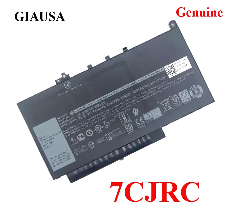 Новый аккумулятор CJRC 7 для Latitude E7270 E7470 21X15 021X15 11 4 V 42Wh | Компьютеры и офис