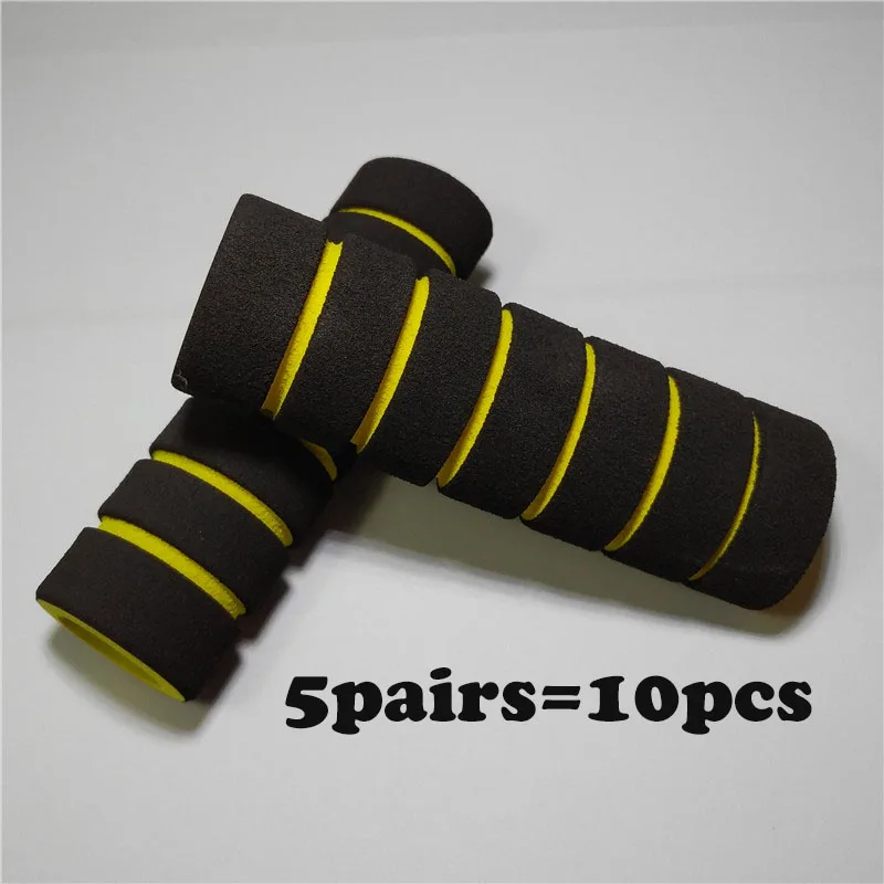 

10PCS/LOT 5Pairs Cycling Handlebar Cover Sponge Skid-Proof Handle Bar Grips