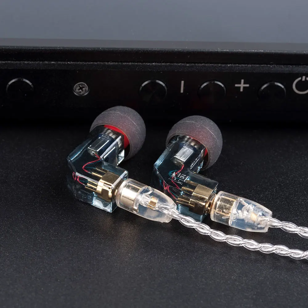 Новинка KBEAR F1, наушники с сбалансированным арматурным покрытием, Hi-Fi, спортивные наушники с 3,5 мм MMCX, наушники с позолоченными наушниками для As10 ZS10 ZST CCA C10