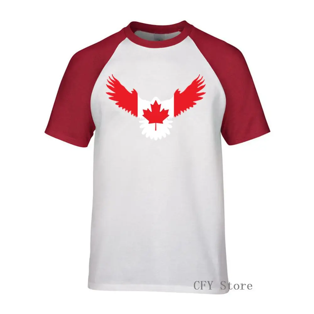 Футболка для молодых людей с изображением канадского флага орела 2019