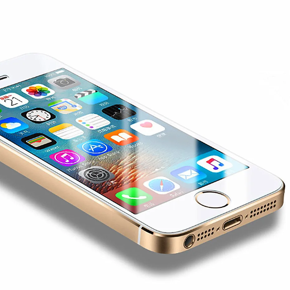 Ультратонкое защитное стекло 9H для iphone 6 6s 7 8 plus защита экрана закаленное Apple x 5 5S se