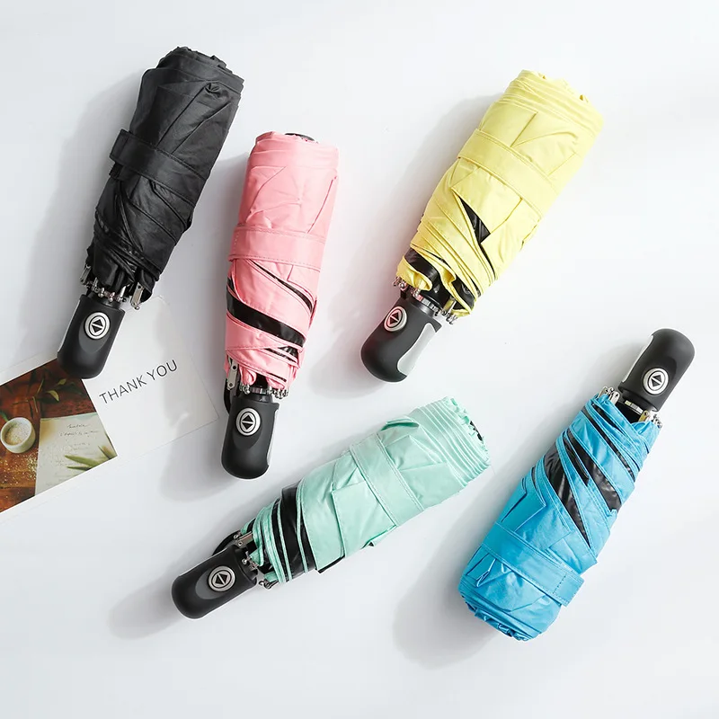 Новинка 2017 года полностью автоматический зонт Мини карманный зонтик качество