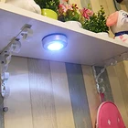 Светодиодный сенсорный светильник, нажимная лампа, ночник для автомобиля, дома, стены, кемпинга, питание от аккумулятора, светильник для туалета, туалета, детской ламсветильник