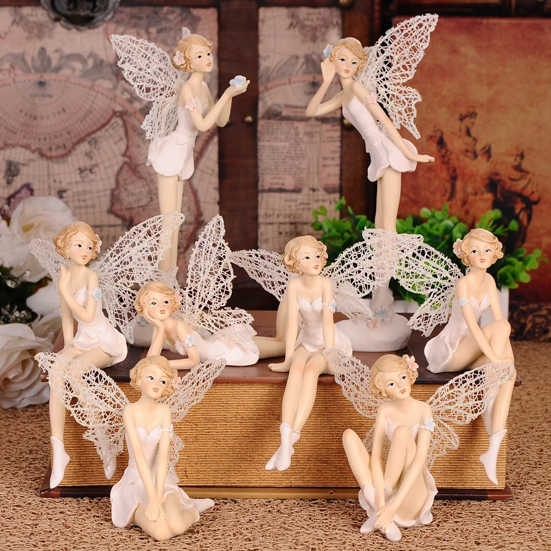 

resin decoration home decoration crafts decoration doll resin folk art fairy home garden home decor figurines