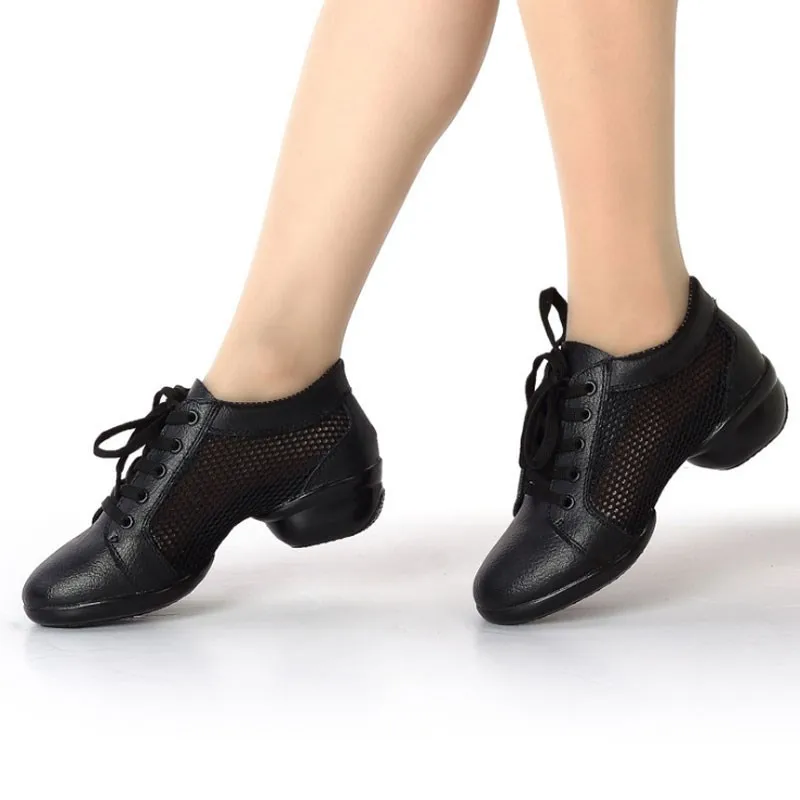 MoveFun/2017 дышащие Танцевальные Кроссовки обувь для джаза женская танцевальная с