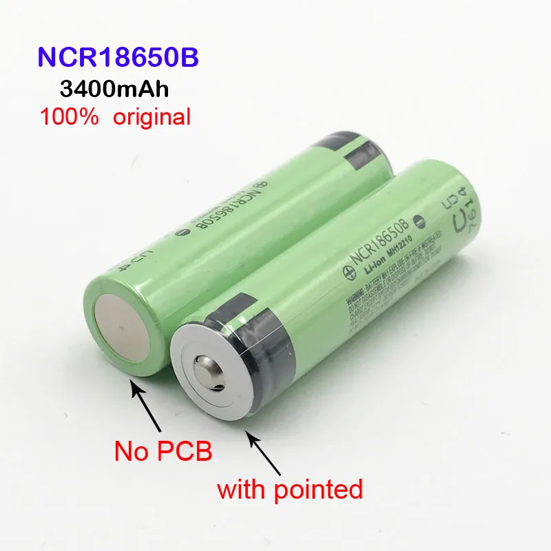 18650 Батарея новый оригинальный 3 7 v 3400 мА/ч литий Перезаряжаемые NCR18650B с