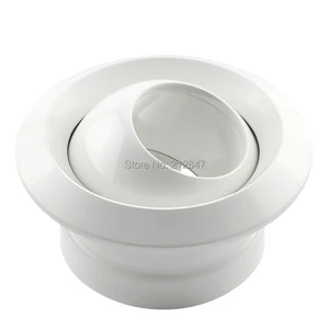 Алюминиевый сплав 100 мм сферическая насадка центральный кондиционер вентиляция Регулируемая дистанционная струйная система свежего воздуха выпускной клапан