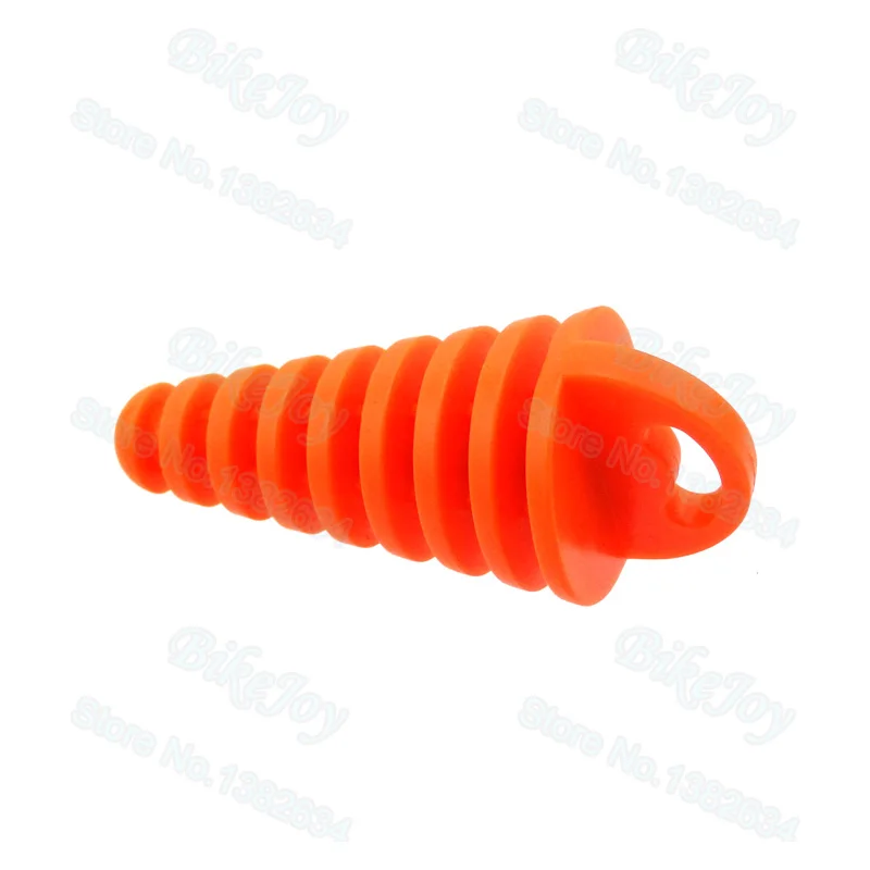 5x Orange Muffler Exhaust Pipe Silencer Wash Plug For 2 Stroke Dirt Bike ATV Scooter Honda Yamaha Kawasaki Motor | Автомобили и