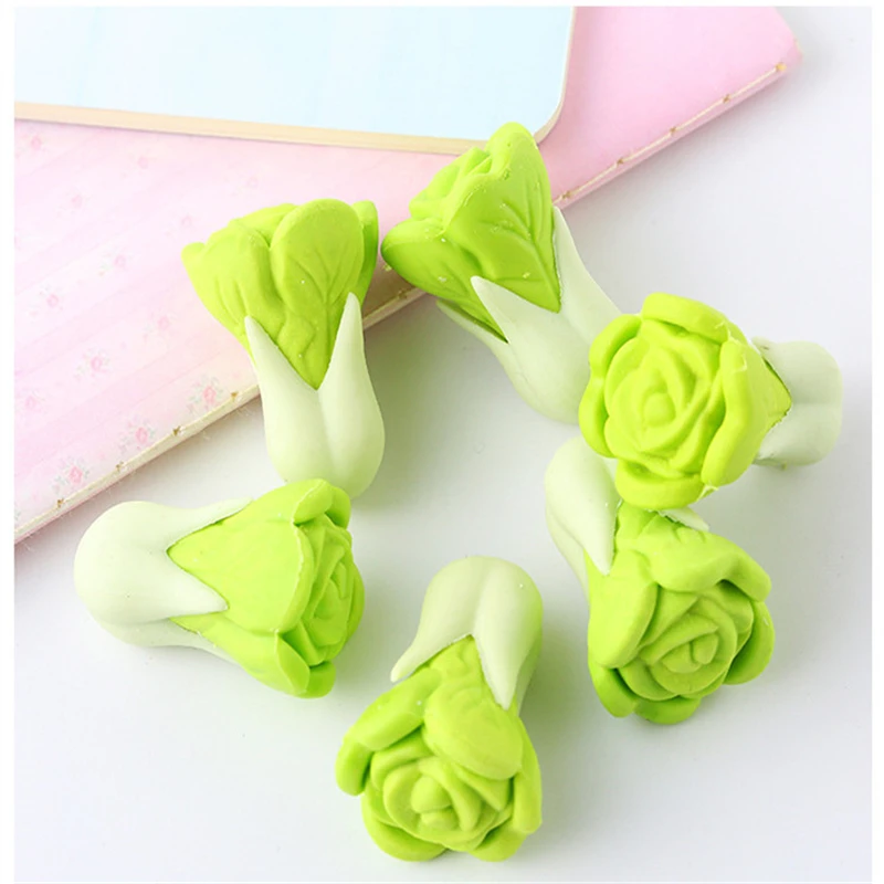 2 шт./лот овощи капуста Ананас &quotКукуруза&quot арахиса карандаши ластик из каучука