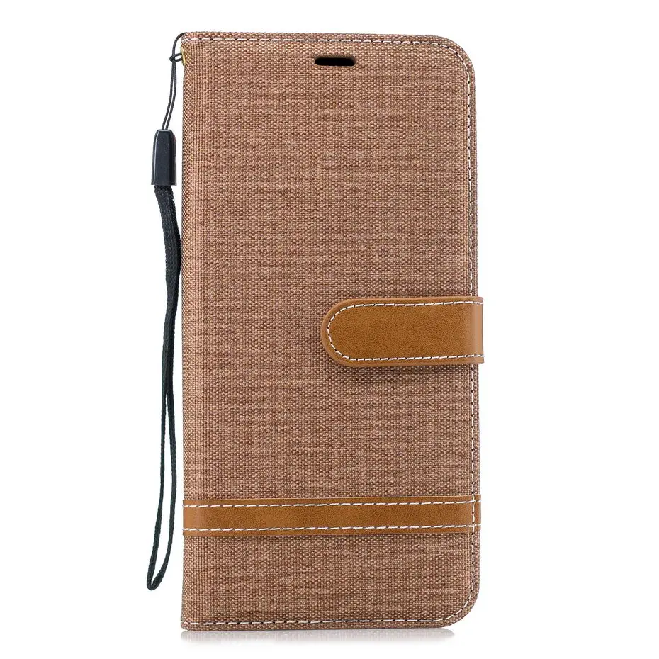 Джинсовый разноцветный чехол для samsung Galaxy J4 Plus J415F J415 SM-J415F J4Plus J 4 из искусственной кожи кожаный чехол-книжка