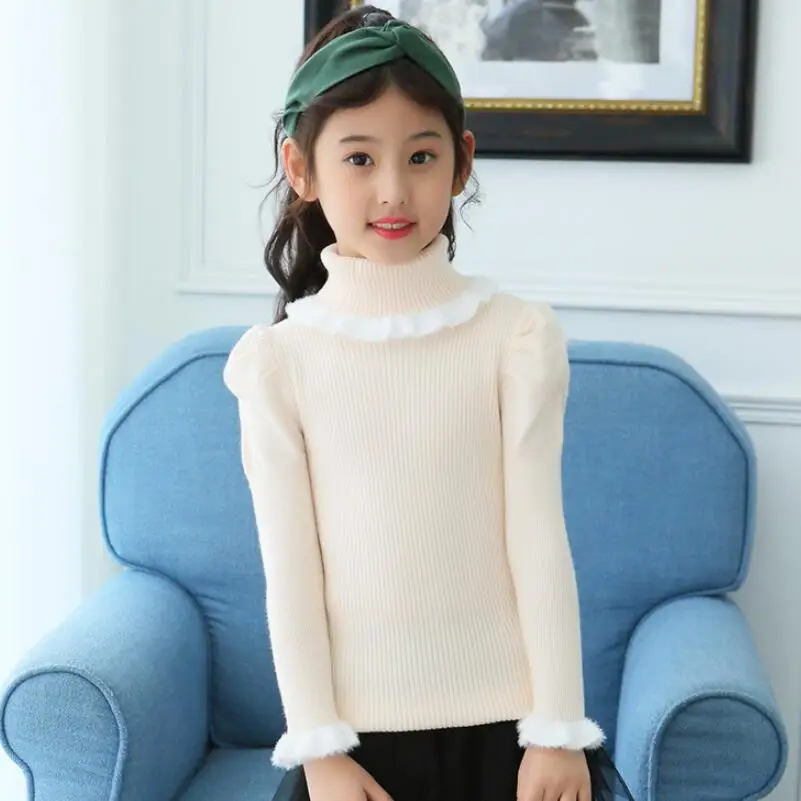 Детская одежда 2018 весна осень зима длинный рукав водолазка свитер для маленьких