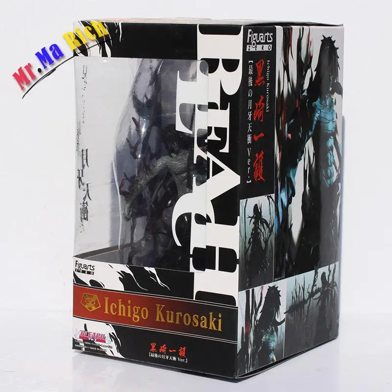 20 см аниме Bleach Ичиго Куросаки Figuarts getsuga tenshou ПВХ фигурку Коллекция Модель