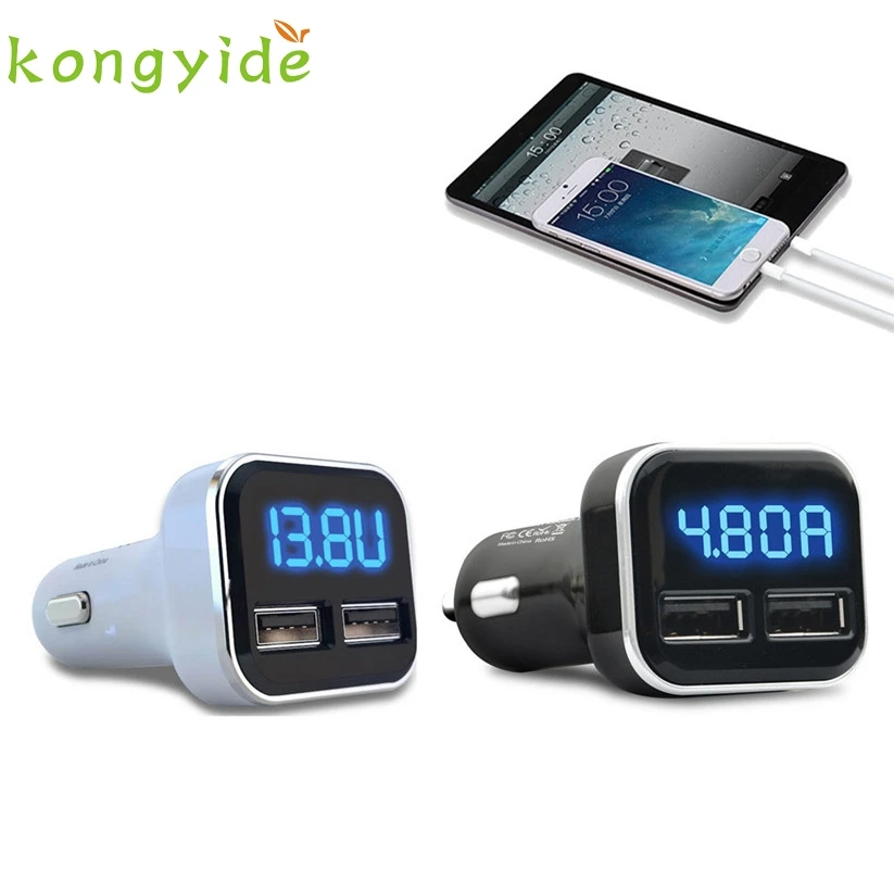 Автомобильный Стайлинг kongyide Quick Charge Dual USB Smart автомобильное зарядное устройство