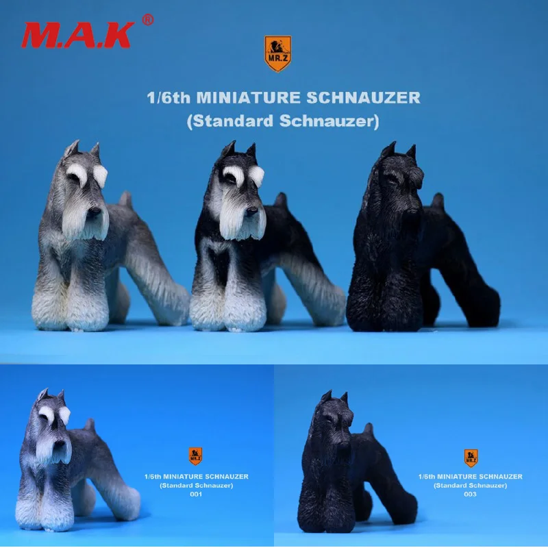 1:6 весы рисунок аксессуары для сцены м R.Z Смолы миниатюрный Стандартный шнауцер