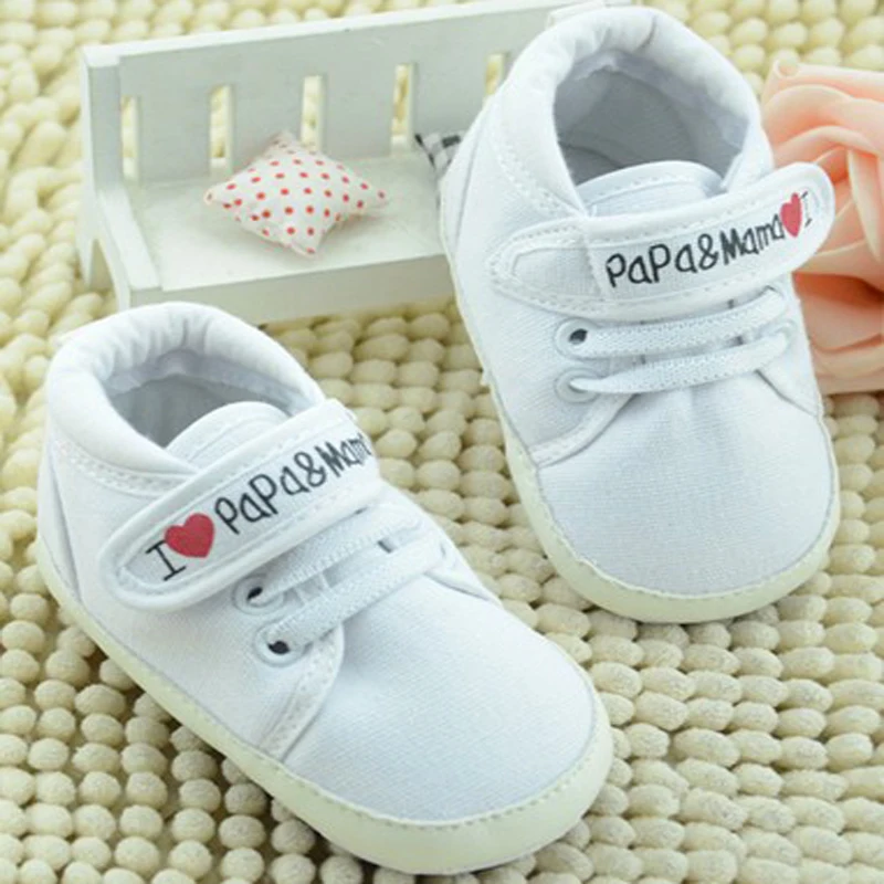 

New 0-18 M Toddler shoes Anti slip Footwear for girls infant baby shoes Soft Sole Canvas Sneaker baby First Walkers bebes schuhe