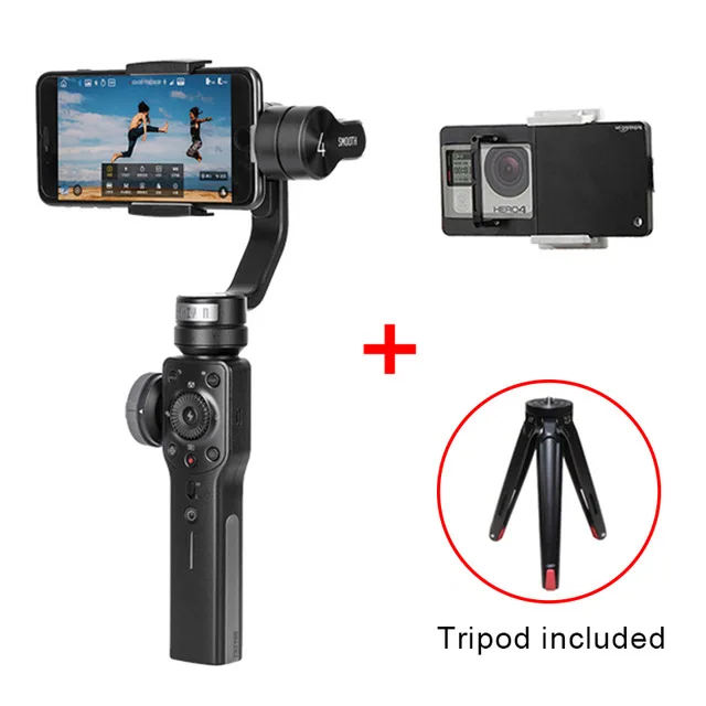 Option 1 Zhiyun Smooth 4 3-осевой ручной шарнирный стабилизатор для камеры телефона разных цветов с шарнирным соединением для смартфона для iPhone X XS huawei Xiaomi samsung S8 7 PK feiyutech vimble 2 - Цвет: Option 1