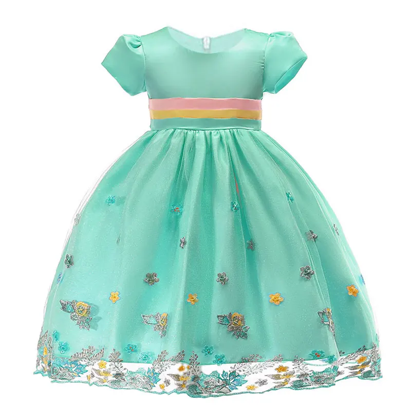 BOTEZAI baby girl embroidered princess dress for wedding party flower child young Christmas | Детская одежда и обувь