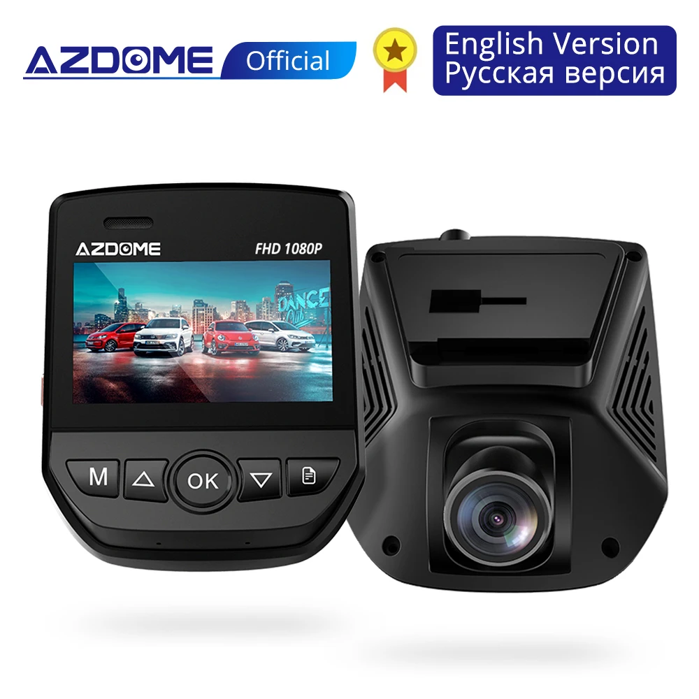 Автомобильный видеорегистратор AZDOME A305 WiFi приборная панель Full HD1080P автомобильная