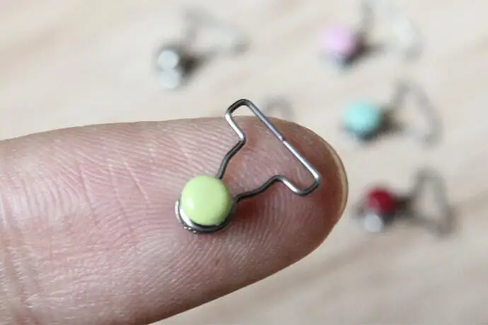 25 комплектов = 50 шт./лот мини пряжки для кукол Застежки в виде тыквы с заклепками