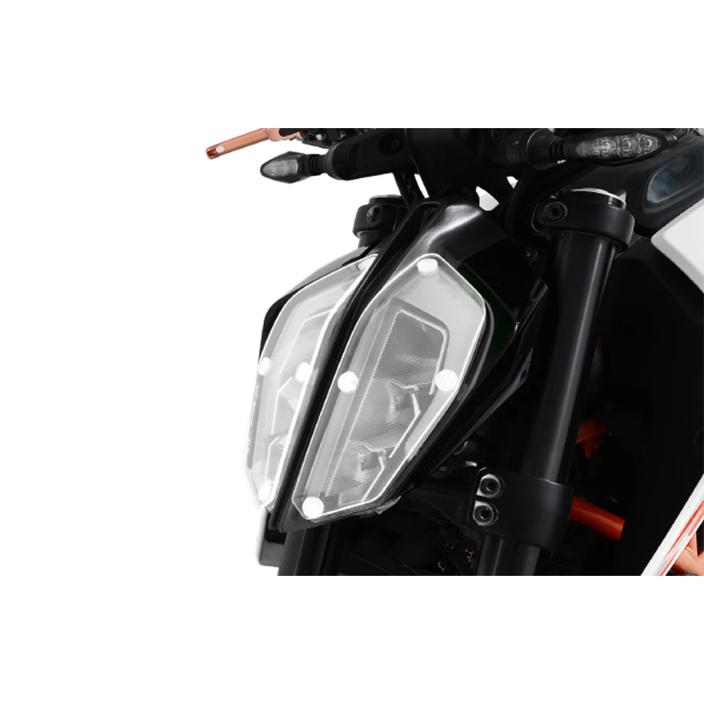 Для KTM 390 790 Duke 2017 2018 аксессуары для мотоциклов Защитная крышка фары|Накладки и