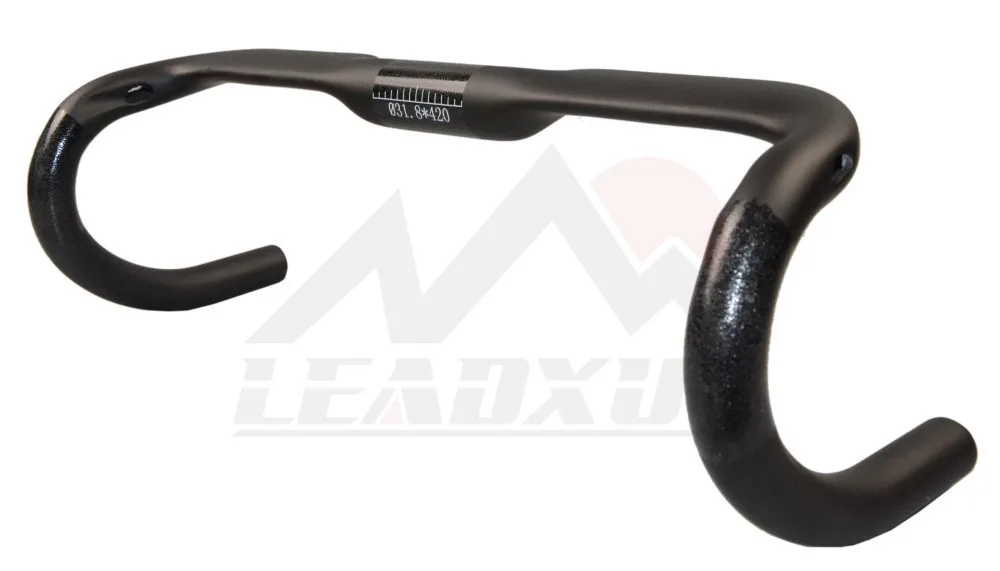 УГЛЕРОДНЫЙ руль для дорожного велосипеда LEADXUS GRHB06/изогнутый размер 400/420/440