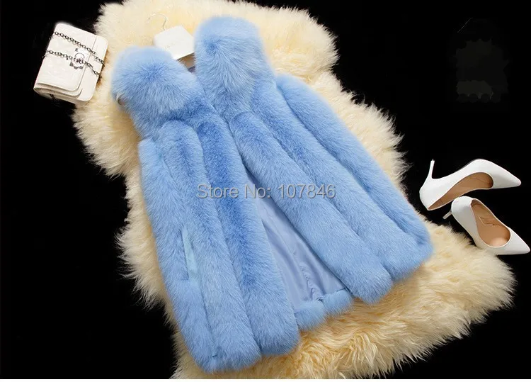 Модный настоящий цельный жилет из лисьего меха зимний женский меховой верхняя